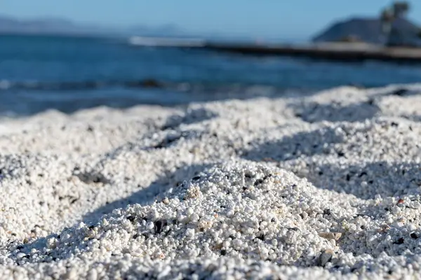 stock image White popcorn shaped corals on white corals beach in Corralejo, Fuerteventura, Canary islands, Spain, travel destination in winter