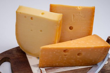 Peynir koleksiyonu, Hollanda 'da inek sütünden yapılmış Hollanda usulü sert peynirler.