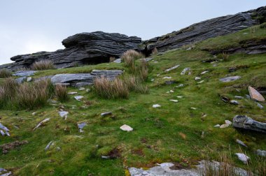 Eski ahşap trenle Larrun 'a ya da La Rhune' ye giden Larhune Dağı, Fransa ve İspanya sınırındaki Pireneler 'in batı ucunda geleneksel Bask İşçi Partisi ve Navarra eyaletlerinde yer alır..