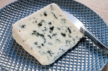 Fransız Rokfor peyniri, Fransa 'nın Rokfor-sur-Soulzon mağaralarındaki koyun sütünden yapılmıştır.