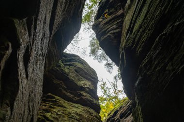 Mullerthal, Lüksemburg 'un Küçük İsviçre' si, yürüyüş yolları, kaya oluşumları, yosun kaplı ormanlar, Avrupa 'daki turizm beldeleri