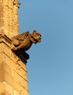 Jerez de la Frontera 'nın eski kısımlarında yürümek, Şeri şarabı üreten şehir, Endülüs, İspanya yazın mimari detaylar, Endülüs tarzı, beyaz evler, kiraz ve kuleler