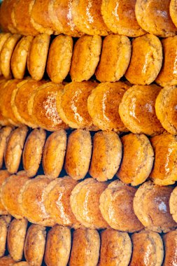 Badem kurabiyeleri, tatlı pastalar ya da Bask Ülkesi, Fransa 'dan kurabiyeler, yemek geçmişi.
