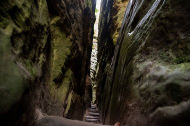 Mullerthal, Lüksemburg 'un Küçük İsviçre' si, yürüyüş yolları, kaya oluşumları, yosun kaplı ormanlar, Avrupa 'daki turizm beldeleri