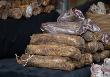 İtalyan eti, Parma coppa jambon Floransa, İtalya 'da kurutulmuş et