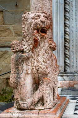 Bergamo şehrinin tarihi kısmı, dar sokaklar, turist beldesi, Kuzey İtalya, Bergamo Alta