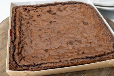 Amerikan çikolatalı browni, çikolatalı tatlı çikolatalı çikolatalı çikolatalı çikolata ya da ev yapımı vejetaryen tatlı.