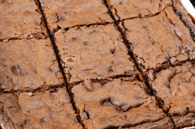 Amerikan çikolatalı browni, çikolatalı tatlı çikolatalı çikolatalı çikolatalı çikolata ya da ev yapımı vejetaryen tatlı.