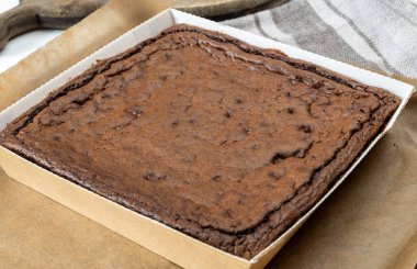 Amerikan çikolatalı browni, çikolatalı tatlı çikolatalı çikolatalı çikolatalı çikolata ya da ev yapımı vejetaryen tatlı.