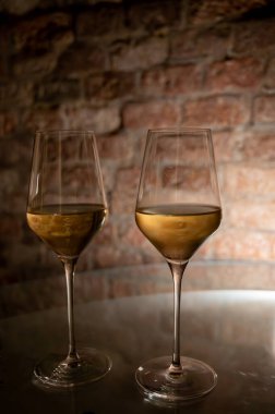 Şarap mahzeni ziyareti, brüt şampanya tatma yeraltı mağaralarında geleneksel yöntemle üretilen köpüklü şarap, şarap imalatı endüstrisi.