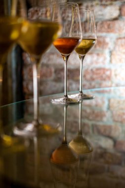 Şarap mahzeni ziyareti, brüt şampanya tatma yeraltı mağaralarında geleneksel yöntemle üretilen köpüklü şarap, şarap imalatı endüstrisi.