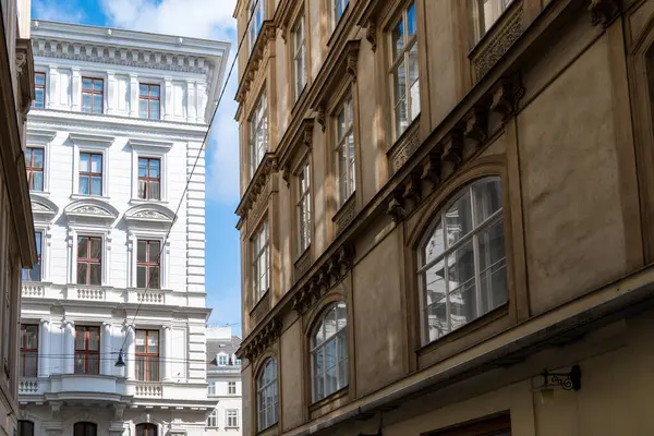 İlkbaharda Viyana 'da yürüyüş, güzel binalar, müzeler ve caddeler, şehir manzarası, ilkbaharda Avusturya başkenti