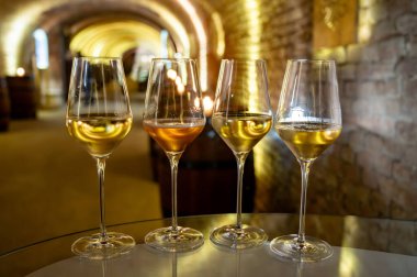 Şarap mahzeni ziyareti, brüt şampanya tatma yeraltı mağaralarında geleneksel yöntemle üretilen köpüklü şarap, şarap imalatı endüstrisi.