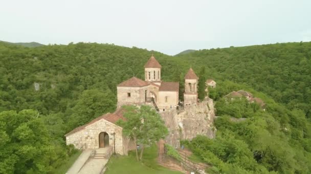 Antiguo Monasterio Motsameta Desde Vista Pájaro Kutaisi Georgia — Vídeo de stock