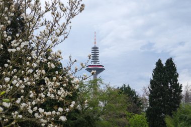 Europe Tower Ginnheimer Spargel Bundesbankpark Frankfurt Am Main clipart
