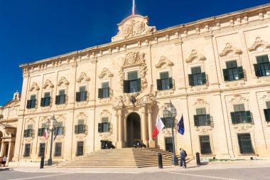 Valletta, Malta, 22 Mayıs 2022: Valletta Belediye Binası