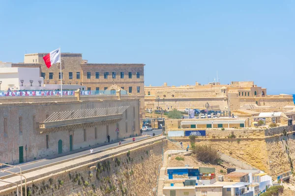 Valletta Malta Mei 2022 Uitzicht Vanuit Bovenste Tuinen Van Valletta — Stockfoto