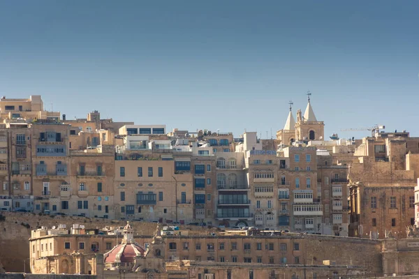Prachtig Uitzicht Oude Binnenstad Van Birgu Malta — Stockfoto