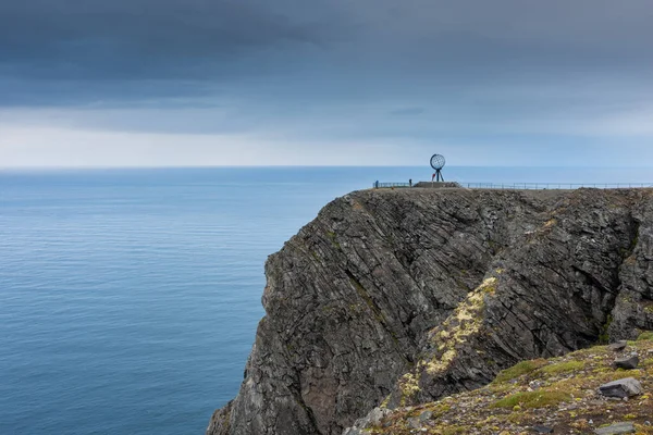 Das Nordkap Oder Nordkapp Der Nördlichste Punkt Europas Norwegen — Stockfoto