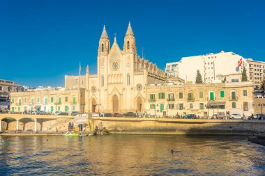 Sliema, Malta, 22 Mayıs 2022 Sliema Katedrali