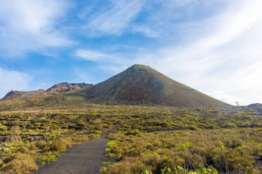 The Monte Corona Volcano in Lanzarote, Canary Islands, Spain