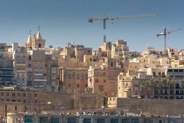 Prachtig Uitzicht Oude Binnenstad Van Birgu Malta — Stockfoto