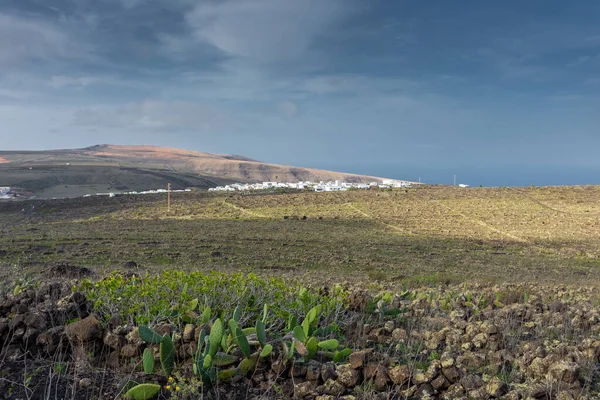 Vulkanlandschaft Von Lanzarote Spanien — Stockfoto