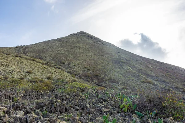 Monte Corona Volcano Lanzarote Canary Islands Spain —  Fotos de Stock