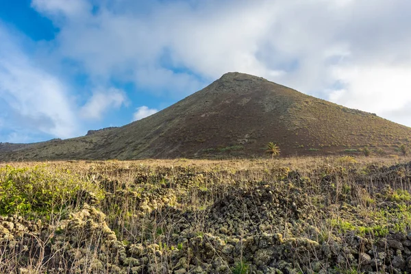 Monte Corona Volcano Lanzarote Canary Islands Spain —  Fotos de Stock