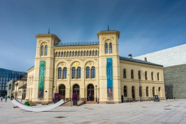 Oslo, Norway, 7 August 2022: Nobel Peace prize Center, the place where is held the ceremony for the nobel peace prize
