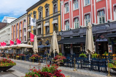 Oslo, Norway, 7 August 2022: View of the city center