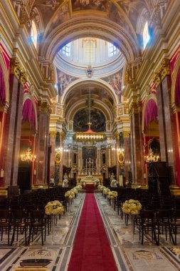 Mdina, Malta, 21 Mayıs 2022: St. Paul Katedrali