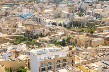 Gozo, Malta, 22 May 2022: View of the Victoria town outskirts
