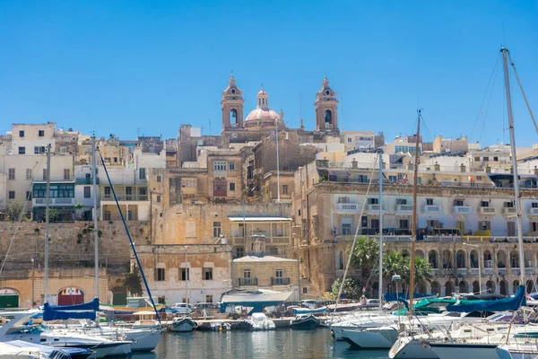 Birgu Malte Mai 2022 Port Traditionnel Birgu Une Des Trois — Photo