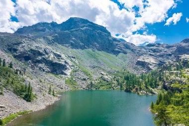 Upper Lake of Mont Avic, Aosta Valley, Italy