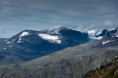 Beautiful landscape of Jotunheimen National Park from the Besseggen Ridge, Norway