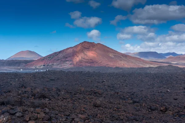 Vulkaniska Landskapet Los Hervideros Lanzarote Kanarieöarna Spanien — Stockfoto