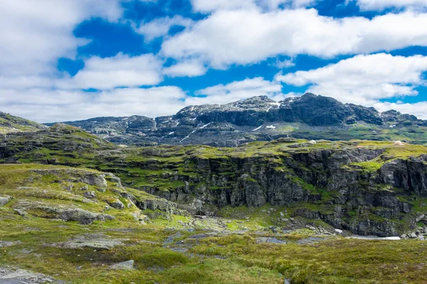 Mountain Landscape Hiking Trail Trolltunga Norway — Stock Photo, Image