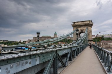 Macaristan Budapeşte şehir merkezinin görünümü