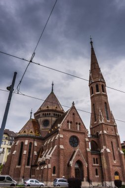 Macaristan Budapeşte şehir merkezinin görünümü