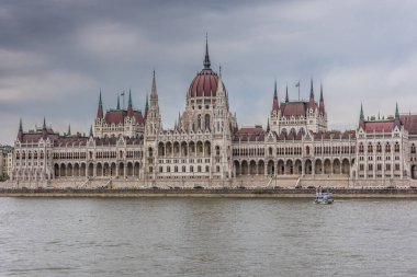 Macaristan Budapeşte şehir merkezinin görünümü