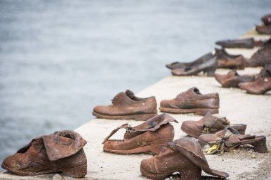 Macaristan Budapeşte şehir merkezinin görünümü