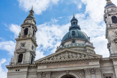 Macaristan Budapeşte şehir merkezinin görünümü