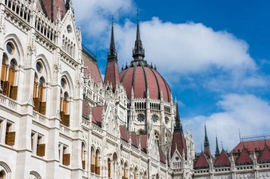 Macaristan Budapeşte şehir merkezinin görünümü