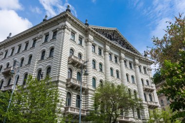 Macaristan Budapeşte şehir merkezinin görünümü