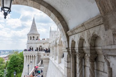 Macaristan Budapeşte şehir merkezinin görünümü