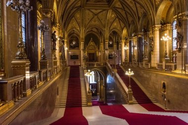 Budapeşte 'deki Macar Parlamentosu' nun İçi