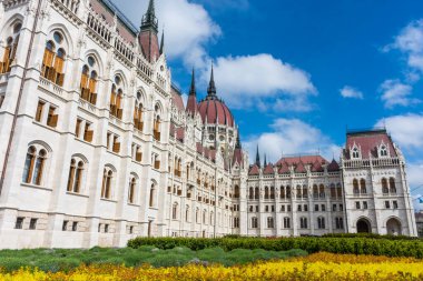 Macaristan Budapeşte şehir merkezinin görünümü