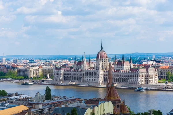 Macaristan Budapeşte Şehir Merkezinin Görünümü — Stok fotoğraf