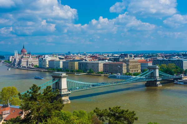 Vista Del Centro Budapest Hungría — Foto de Stock